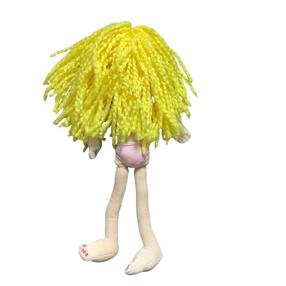 Friends 2B Made Build-A-Bear Blonde Yarn Hair Blue Eyes Doll 16" Stuffed Plush - Picture 2 of 6